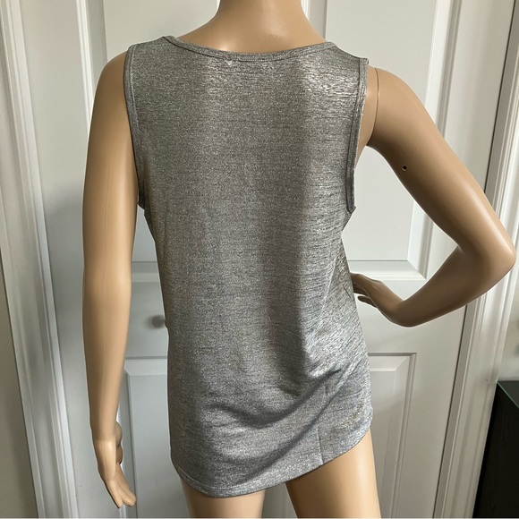 Stella & Dot | Silver metallic camisole - Picture 2 of 6